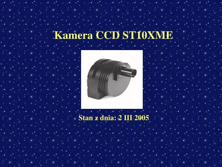 kamera ccd st10xme