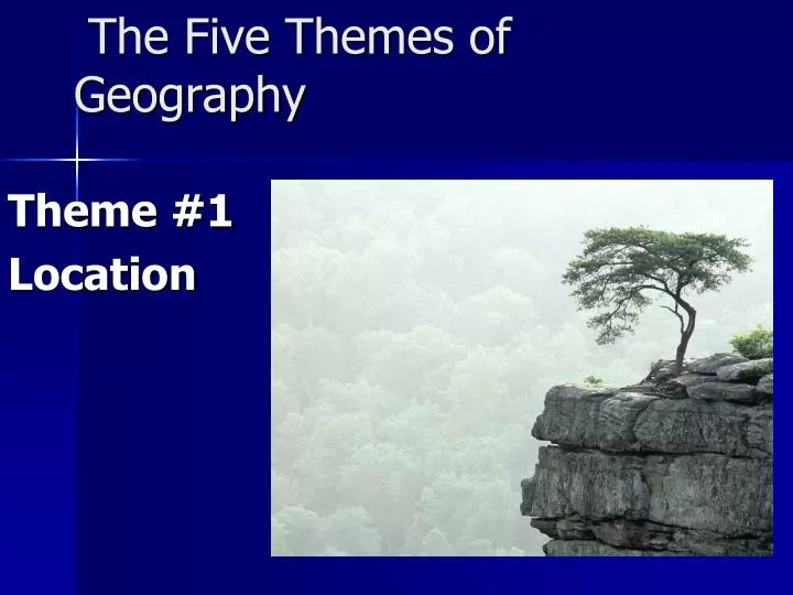 the five themes of geography