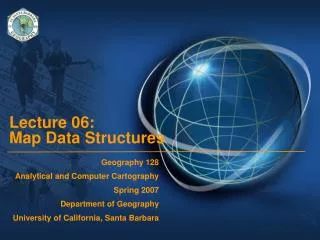 Lecture 06: Map Data Structures
