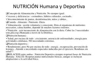 nutrici n humana y deportiva