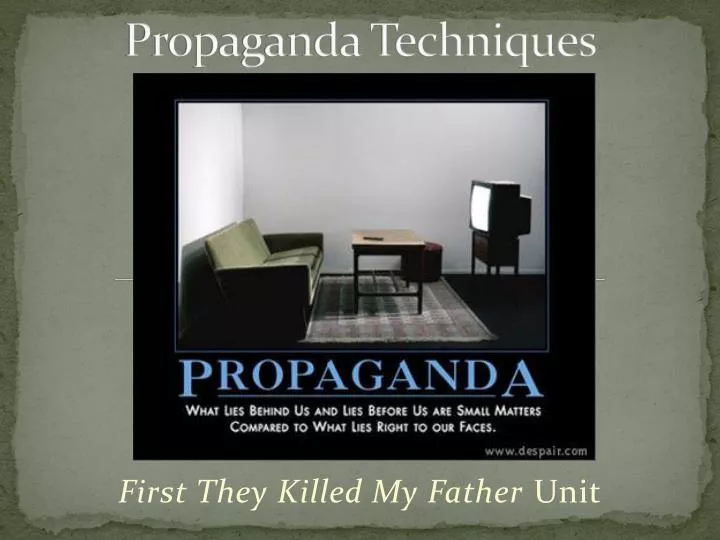 propaganda techniques