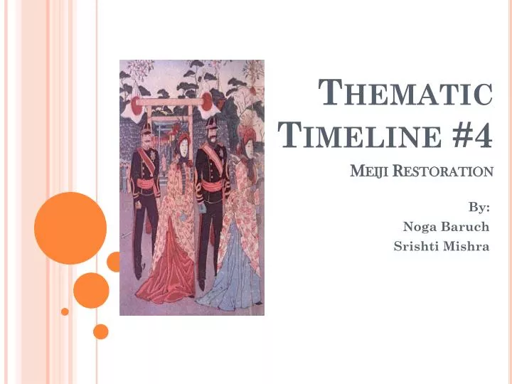 thematic timeline 4 meiji restoration