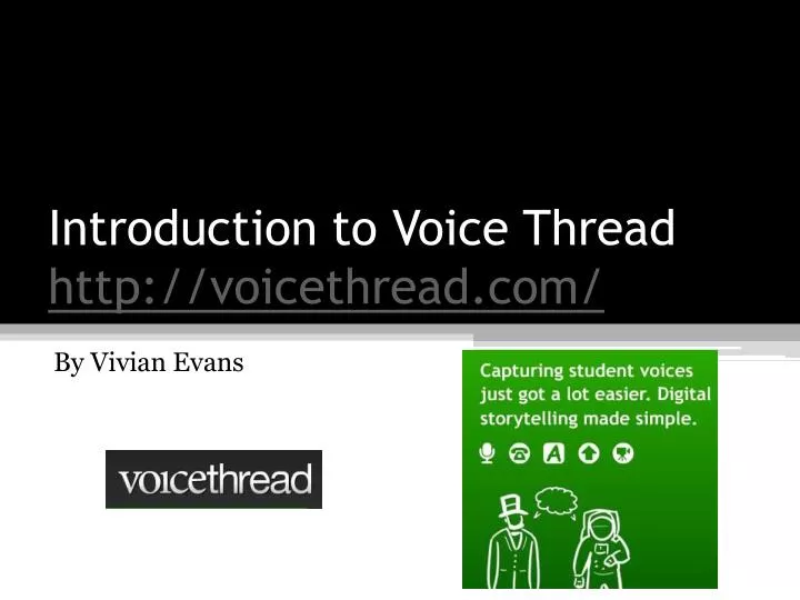 introduction to voice thread http voicethread com