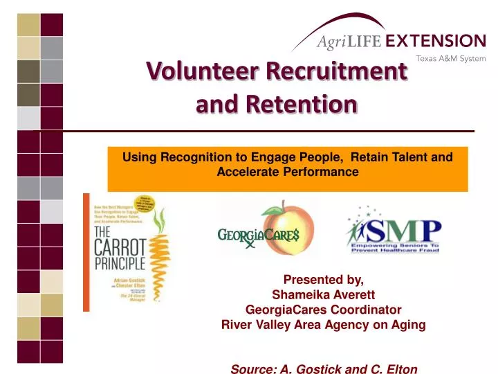 volunteer recruitment and retention