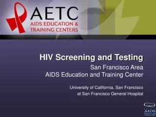 HIV Screening and Testing