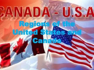 Regions of the United States and Canada