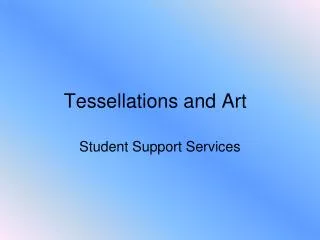 tessellations and art
