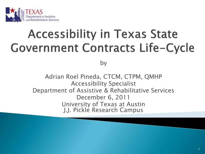 accessibility in texas state government contracts life cycle