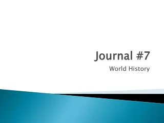 journal 7