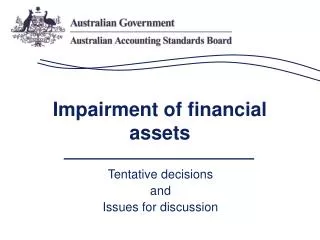 Impairment of financial assets