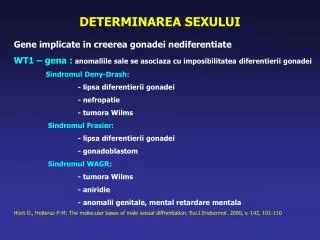 determinarea sexului