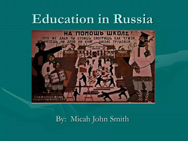 education in russia
