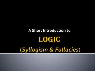a short introduction to