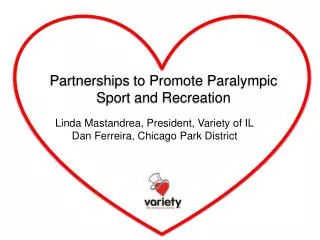 Partnerships to Promote Paralympic Sport and Recreation