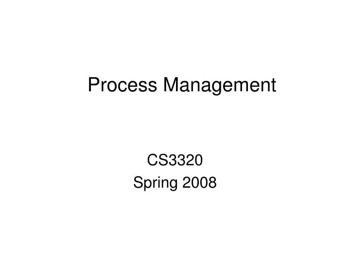 process management