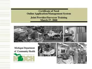 Michigan Department of Community Health