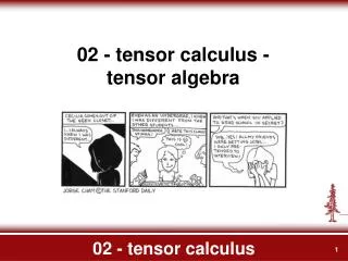 02 - tensor calculus