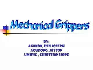 By: Aganon, Ben Joseph Agudong, Jayson Umipig , Christian Hope