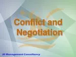Conflict and Negotiation - slide 1