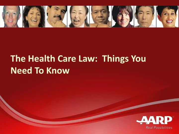 the health care law things you need to know