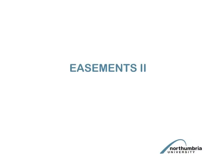 easements ii