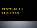 PENYULUHAN PERTANIAN - slide 1