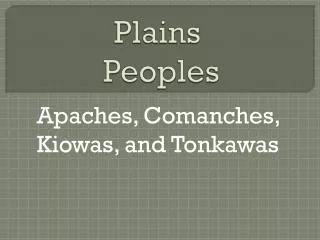 Plains Peoples