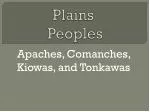 Plains Peoples - slide 1