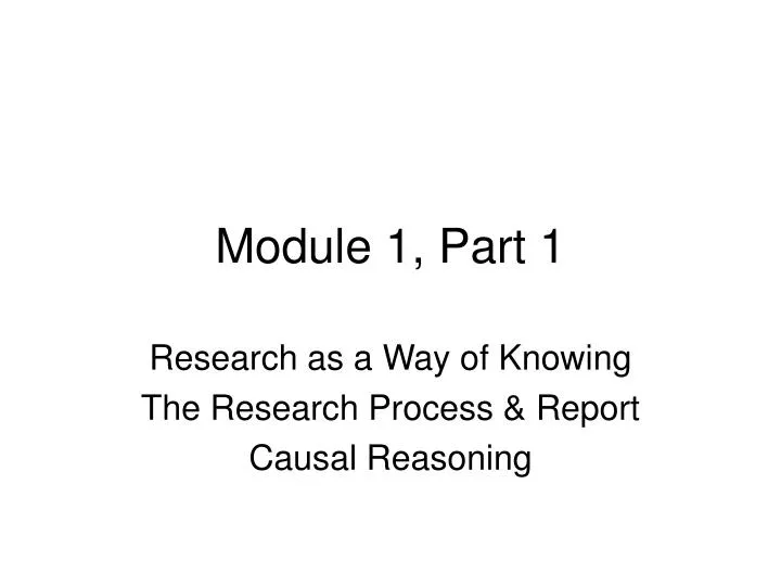 module 1 part 1