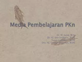 media pembelajaran pkn