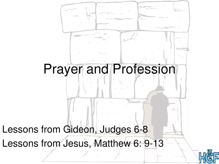 prayer and profession