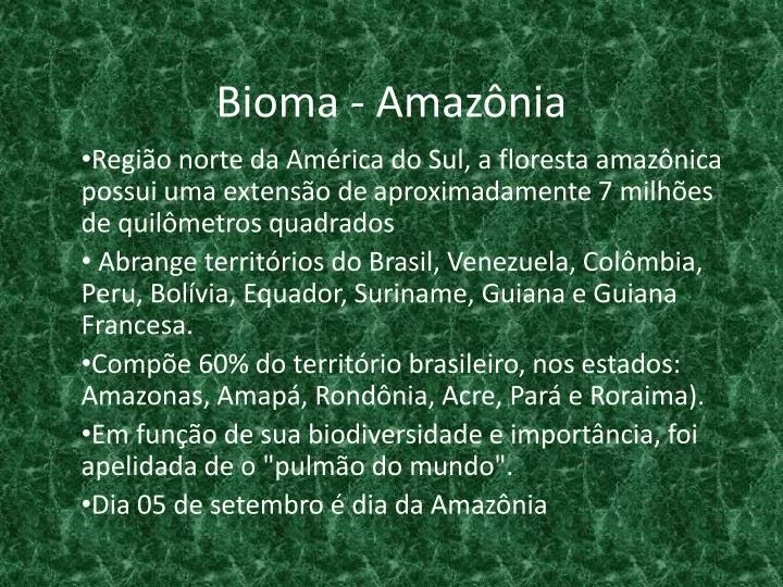 bioma amaz nia