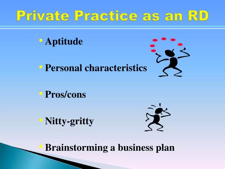 private practice as an rd