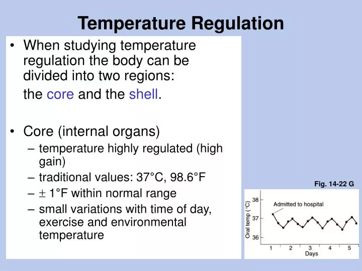 temperature regulation