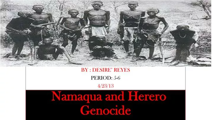 namaqua and herero genocide