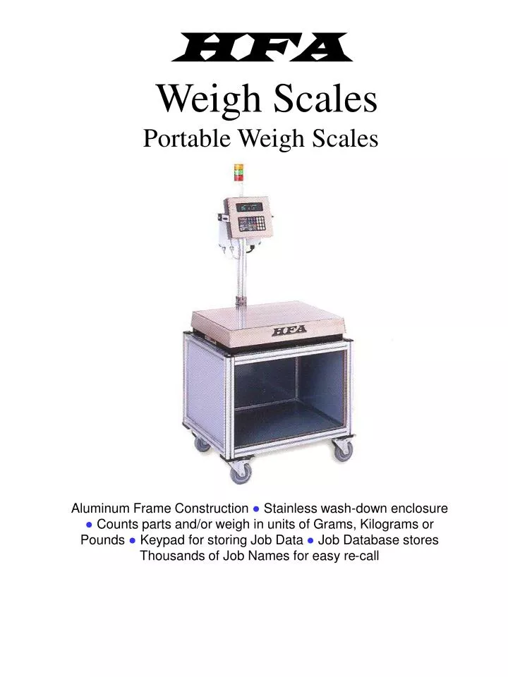 hfa weigh scales portable weigh scales