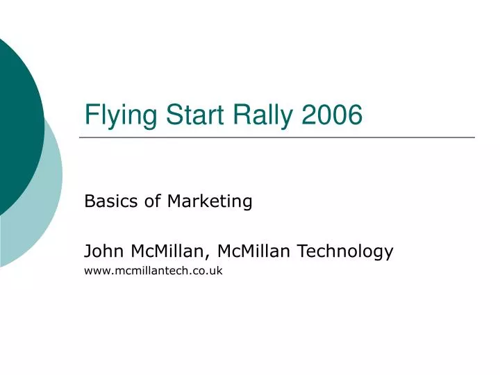 flying start rally 2006