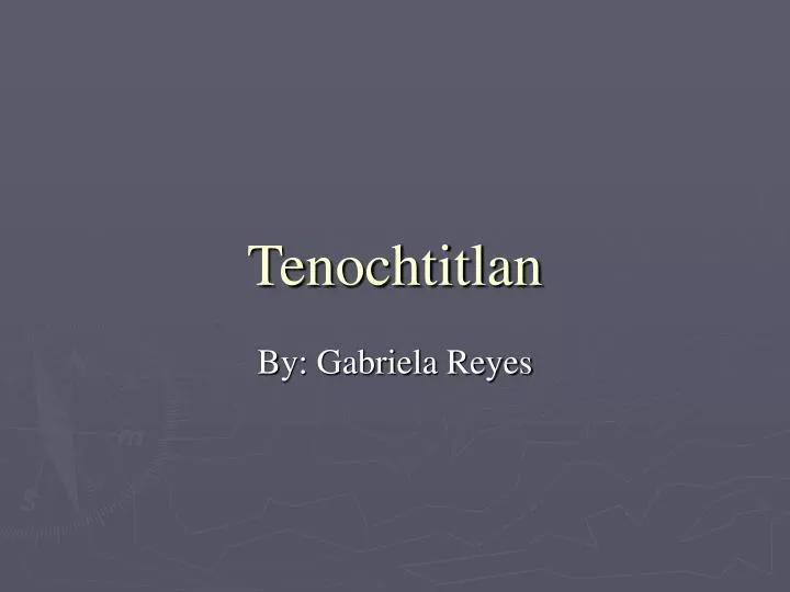 tenochtitlan