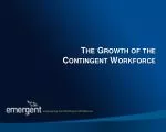 The Growth of the Contingent Workforce - slide 1