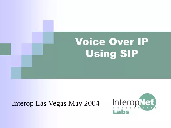 voice over ip using sip