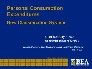 personal consumption expenditures