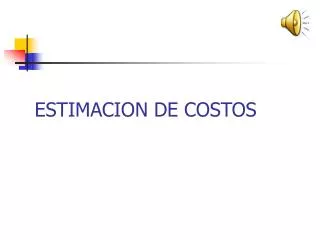 estimacion de costos