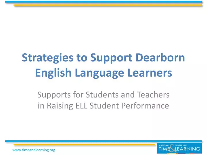 strategies to support dearborn english language learners