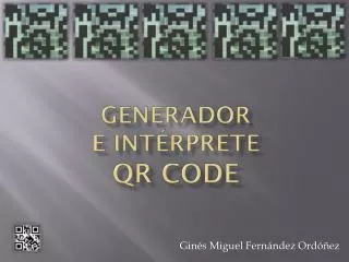 generador e int rprete qr code
