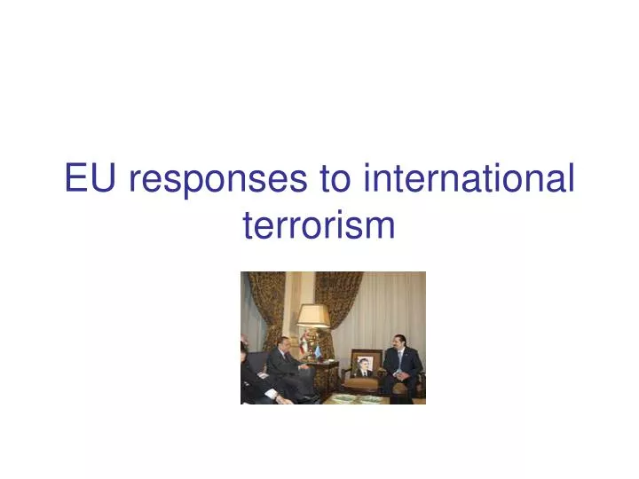 eu responses to international terrorism