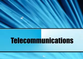 Telecommunications