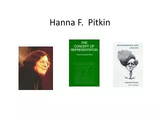 Hanna F. Pitkin