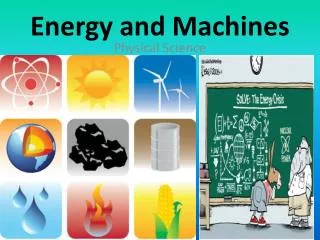 Energy and Machines