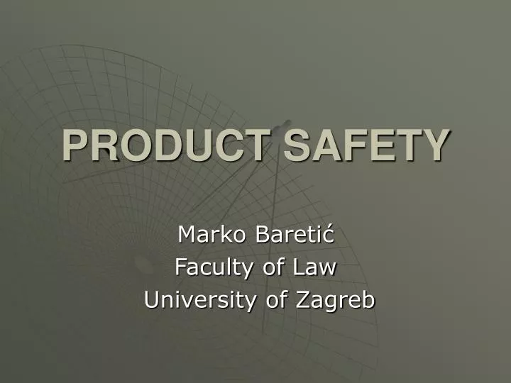 product safety
