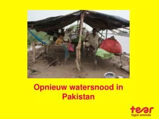 Opnieuw watersnood in Pakistan